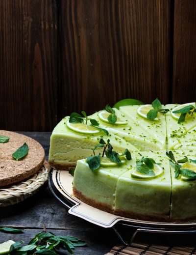 Cheesecake με ανθότυρο, αβοκάντο και γκρέιπφρουτ