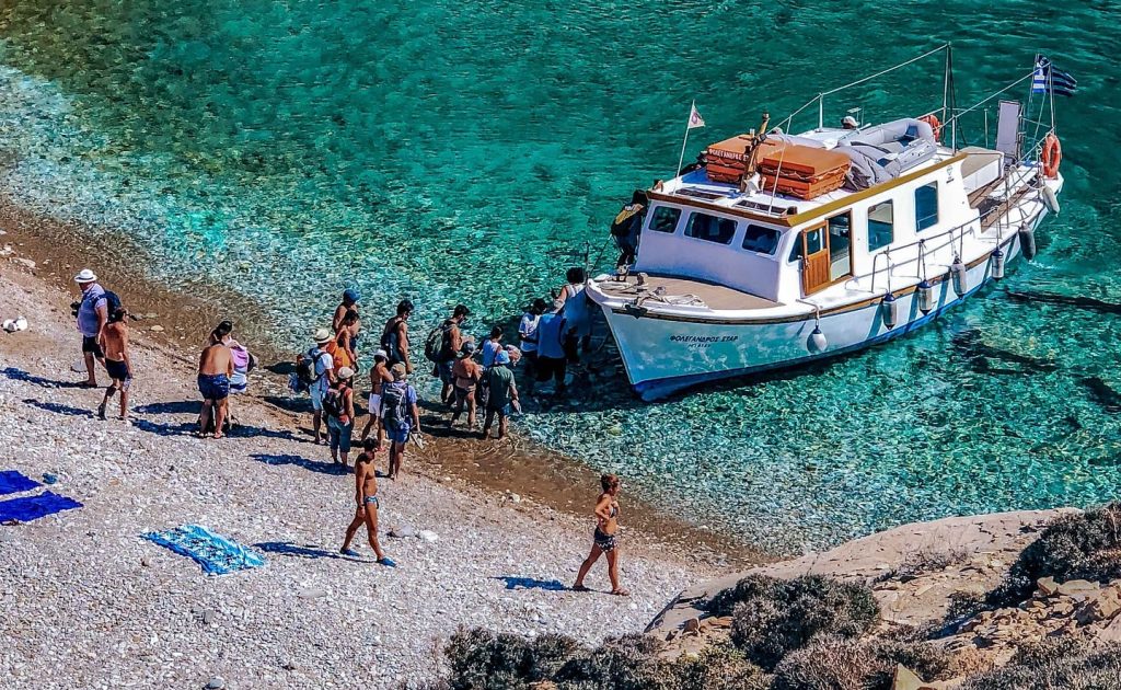 Φολέγανδρος: Το καλωσόρισμα της αρχόντισσας των Κυκλάδων